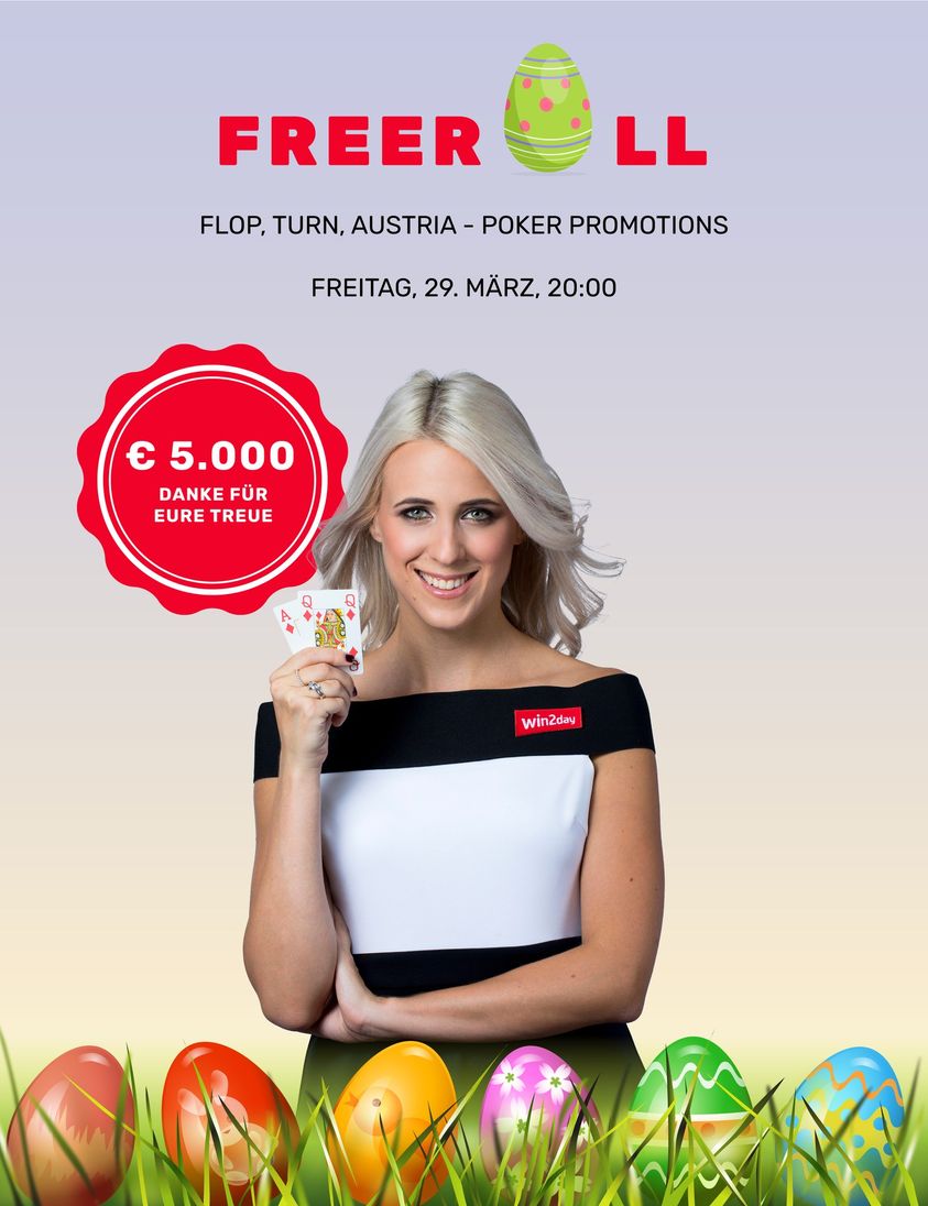 win2day: Gelungener Oster Festival Auftakt und das € 5.000 Freeroll von Jessica Teusl