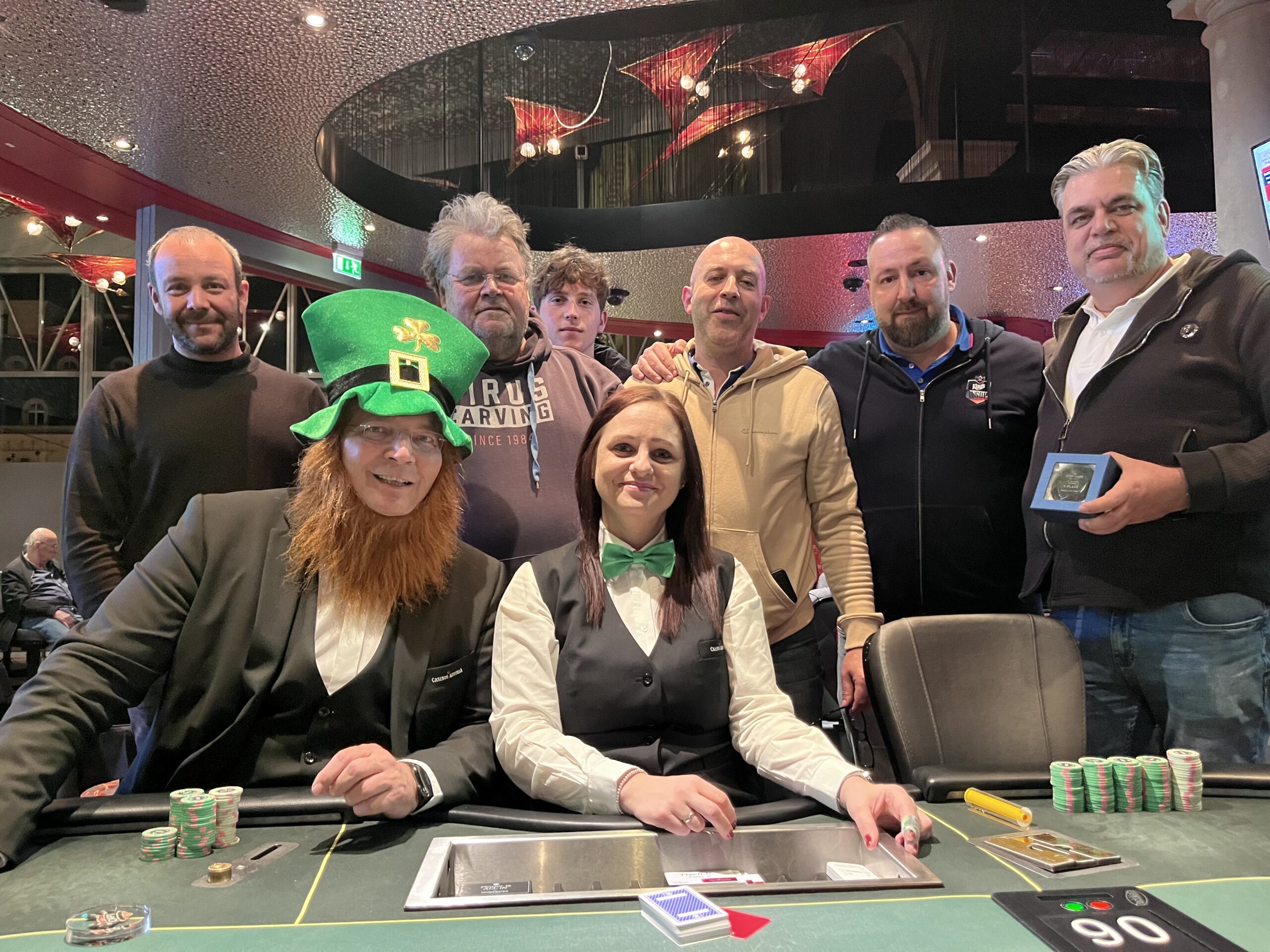 Casino Baden: Deal beendet das St. Patricks Turnier