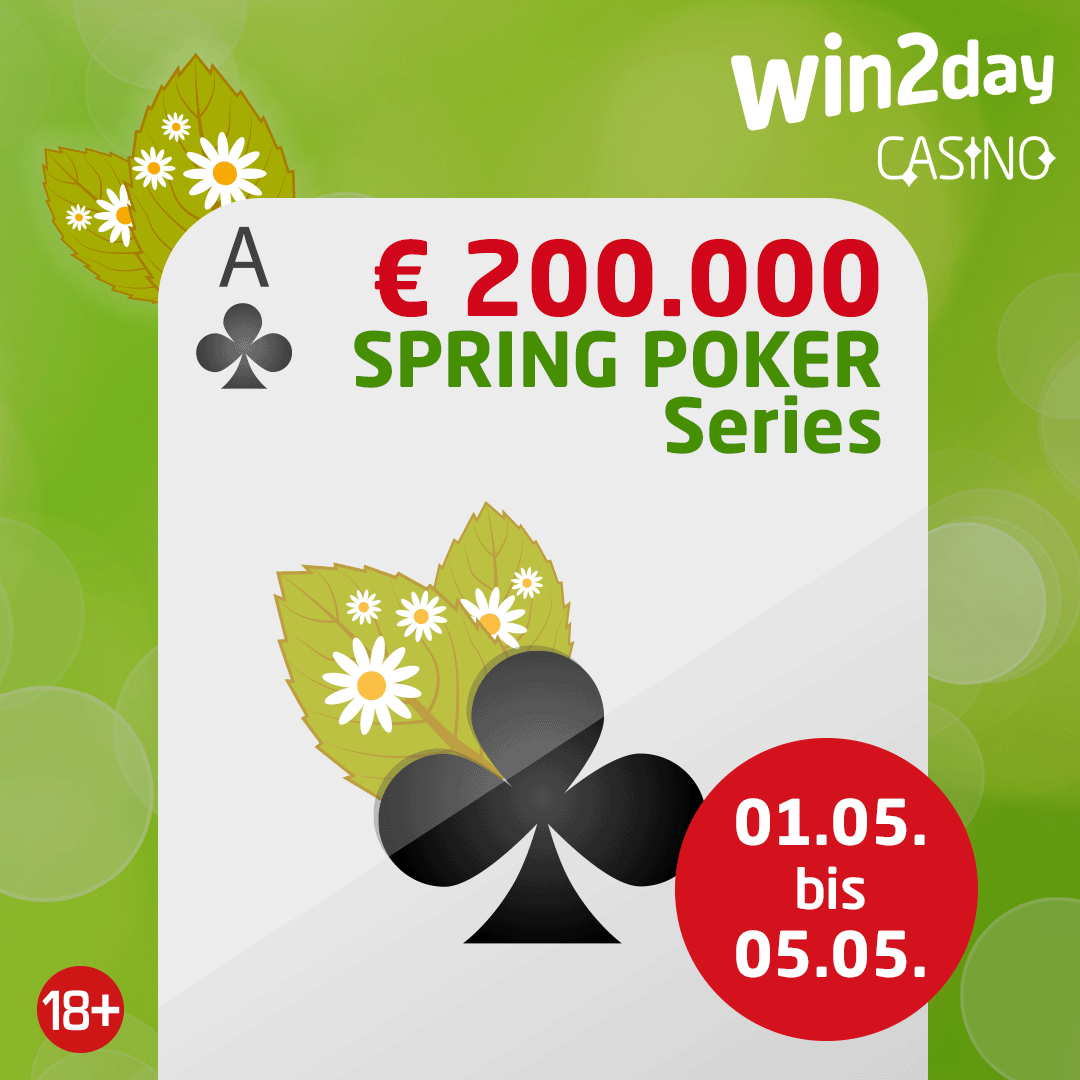 win2day: Starke Zahlen zum Abschluss der Spring Poker Series
