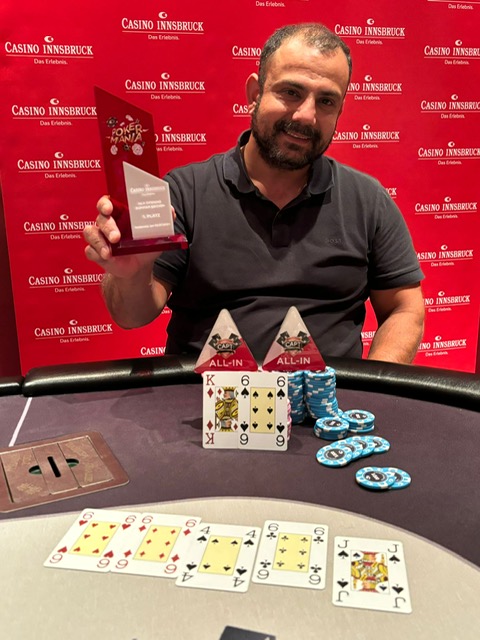 Casino Innsbruck: Ahmet Canavar holt das Pokermania Opening