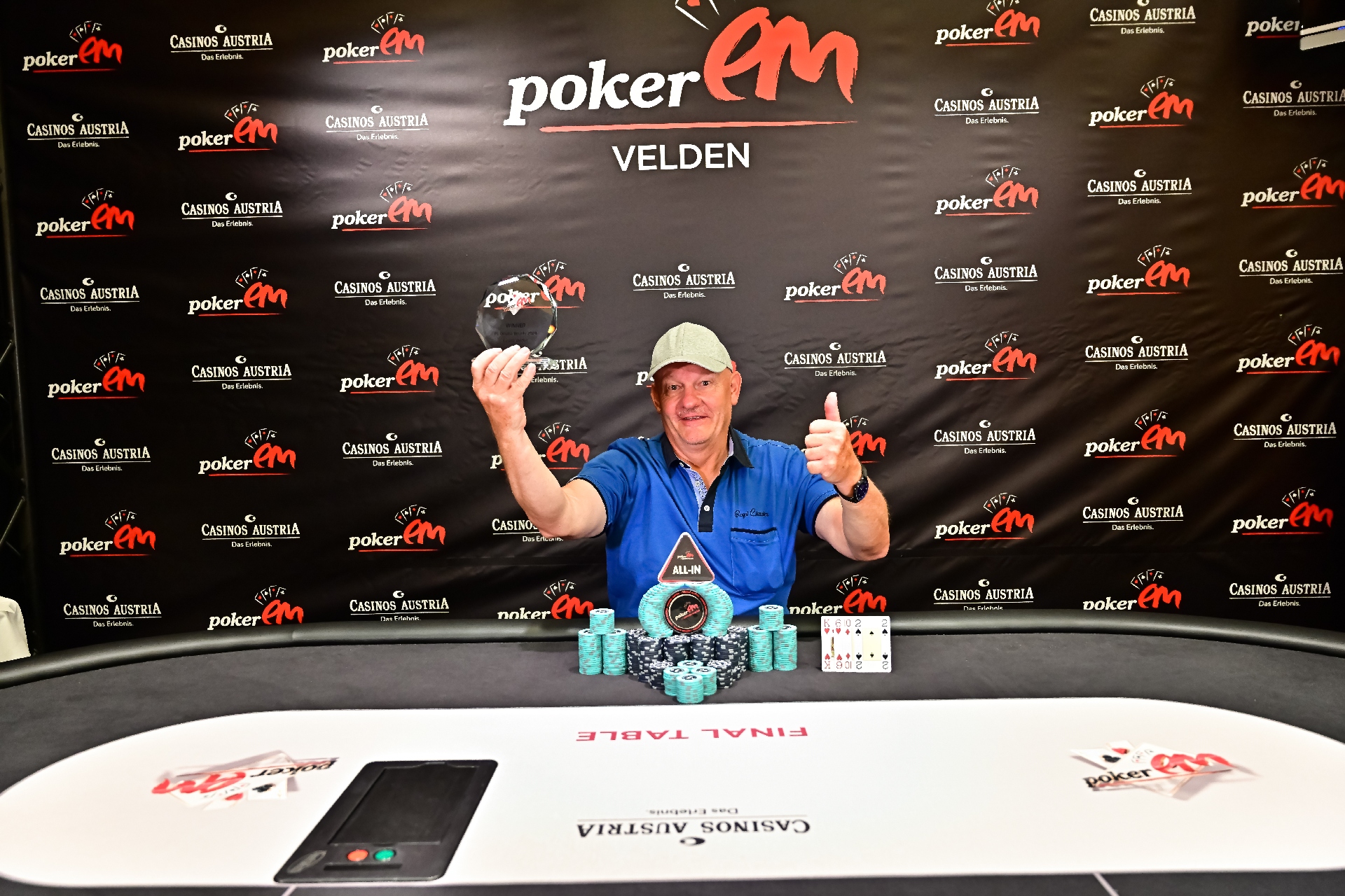 Poker EM 2024: Siege für Claas Segebrecht, Peter Hohenleitner und Christian Hofstätter