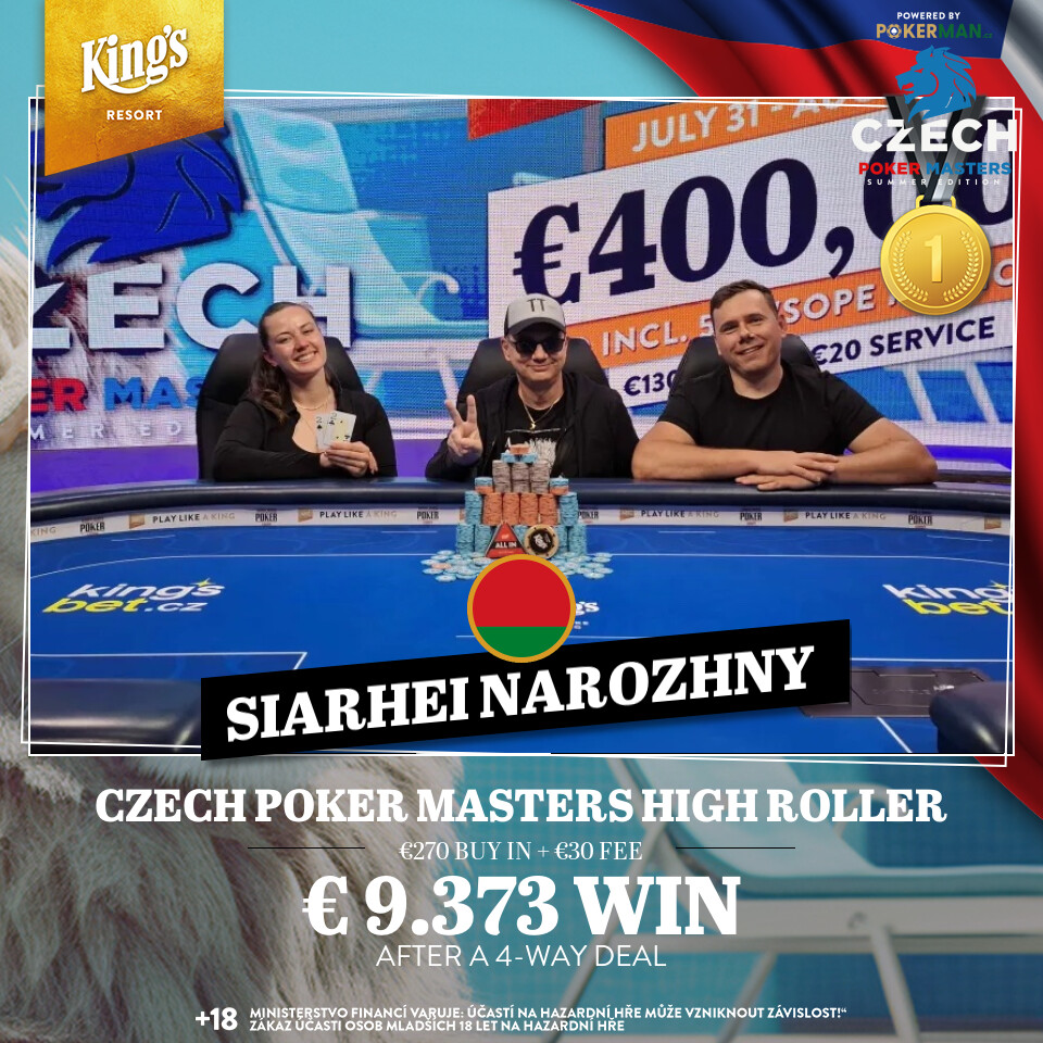 King’s: Deal beim CPM High Roller