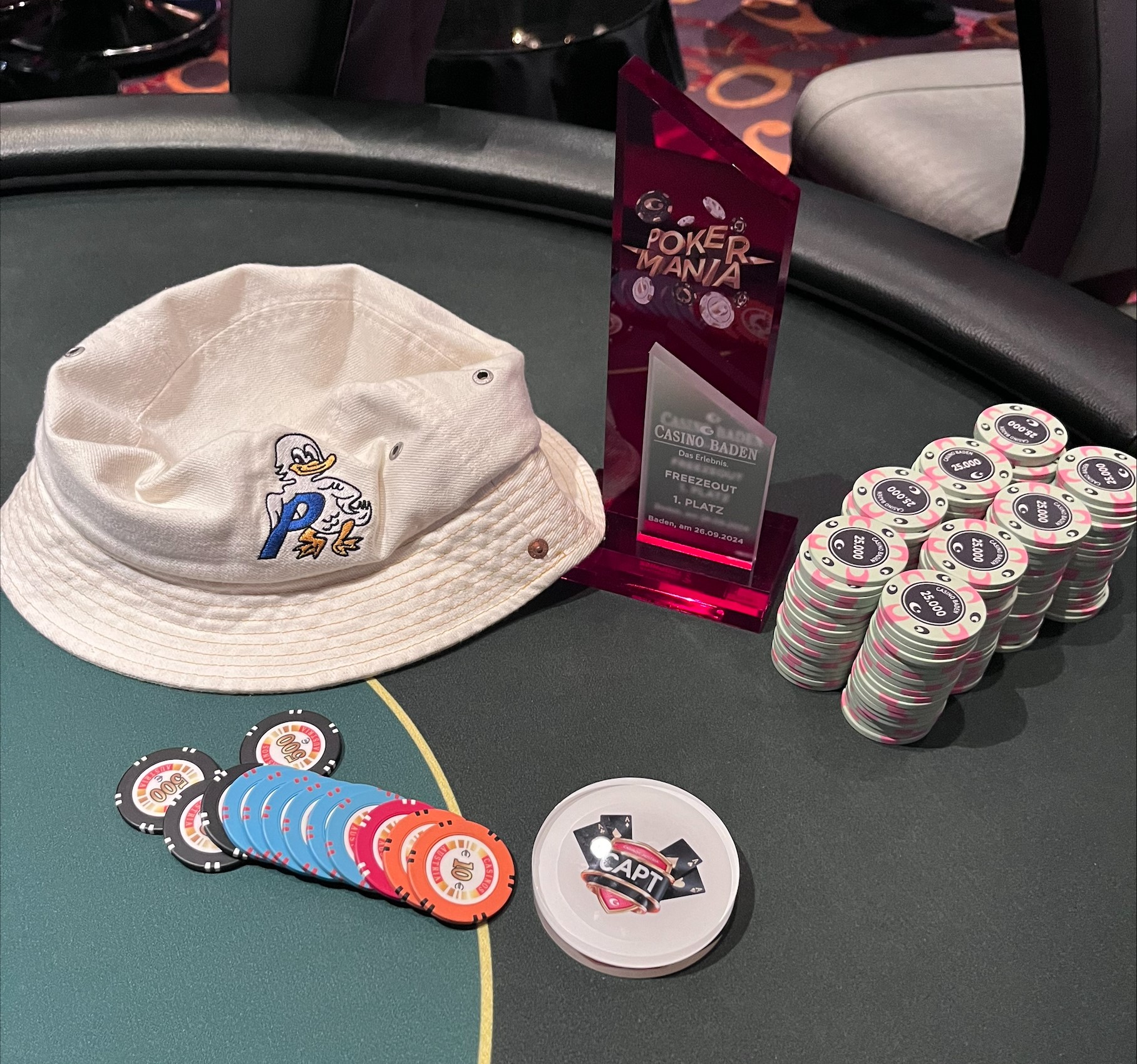 Casino Baden: „Die Ente“ siegt beim Pokermania Freezeout Auftakt