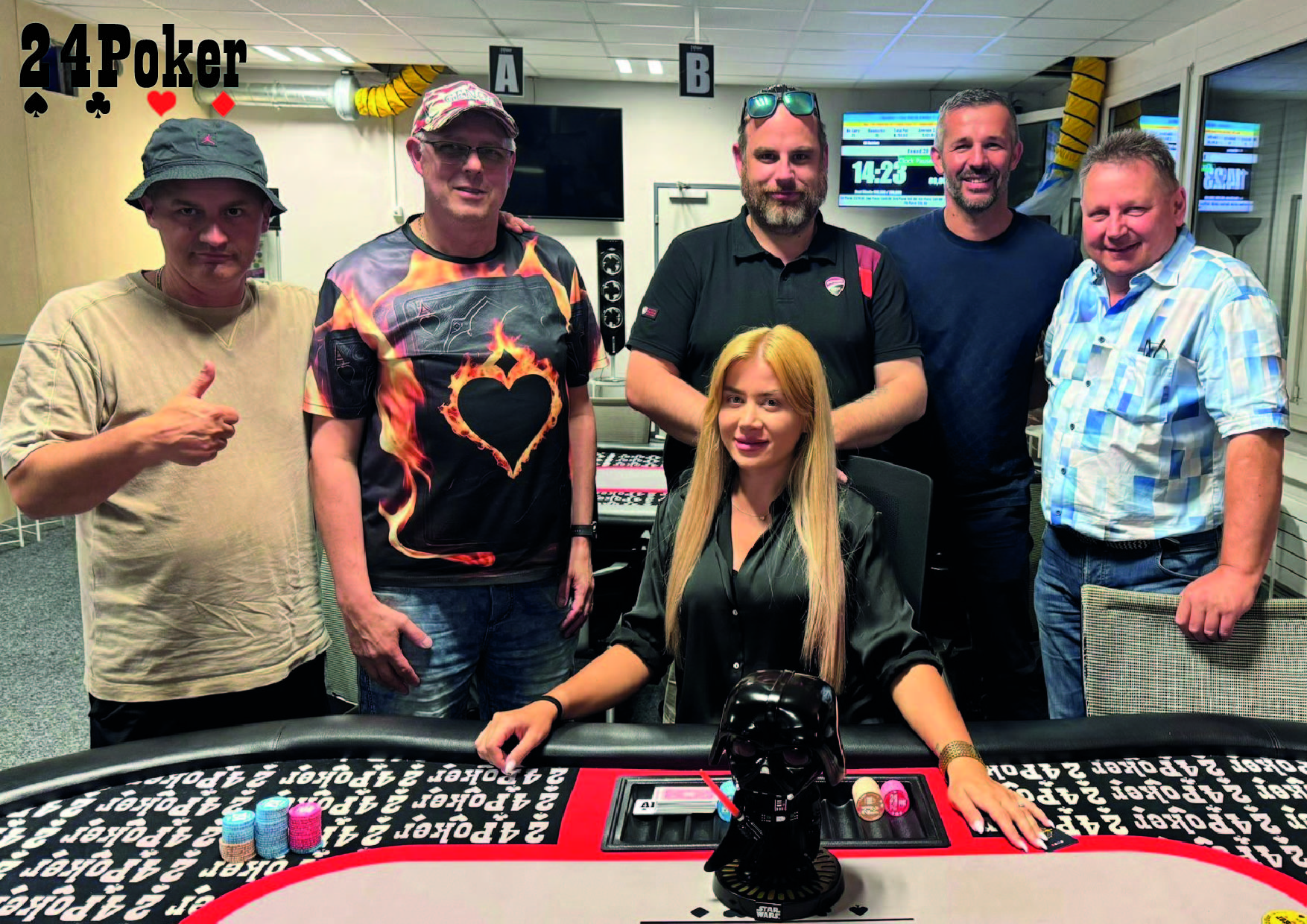 24Poker: Dienstagssalami mit Darth Vader 1x gestampft bitte – 5-Way ICM Deal