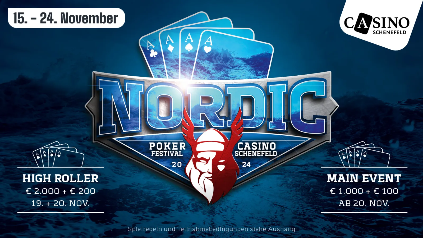 Live Poker | Casino Schenefeld: Volles Haus beim Mystery Auftakt des Nordic Poker Festivals ...