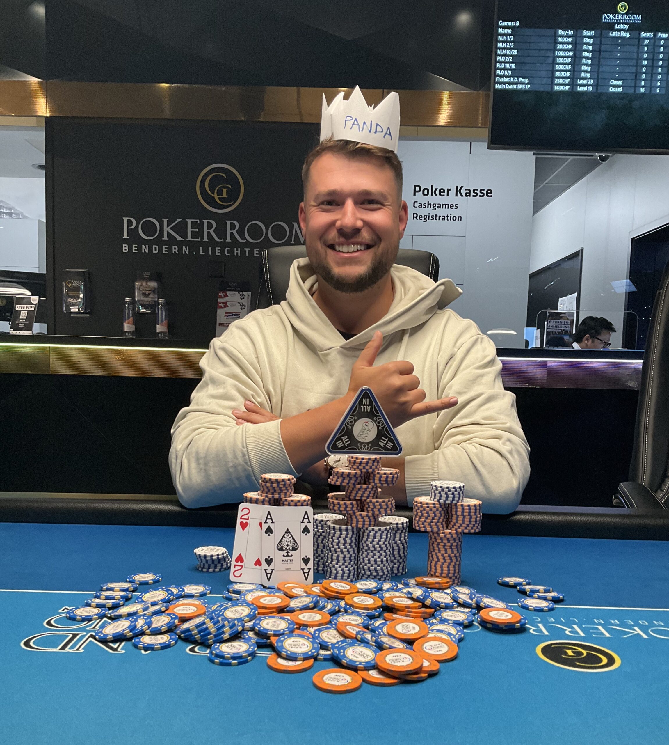 Grand Casino Liechtenstein: Pampa Panda gewinnt das Fivebet PKO