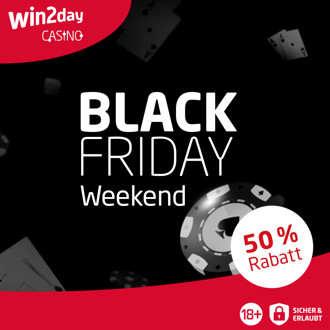 win2day: Sparpreis und Extrageld beim Black Friday Weekend