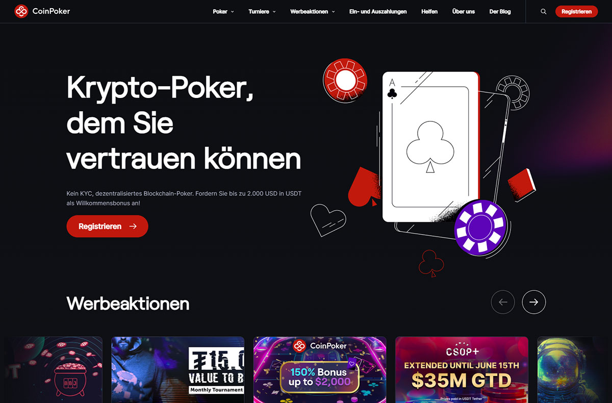 CoinPoker Test: Unsere Erfahrungen im Januar 2026