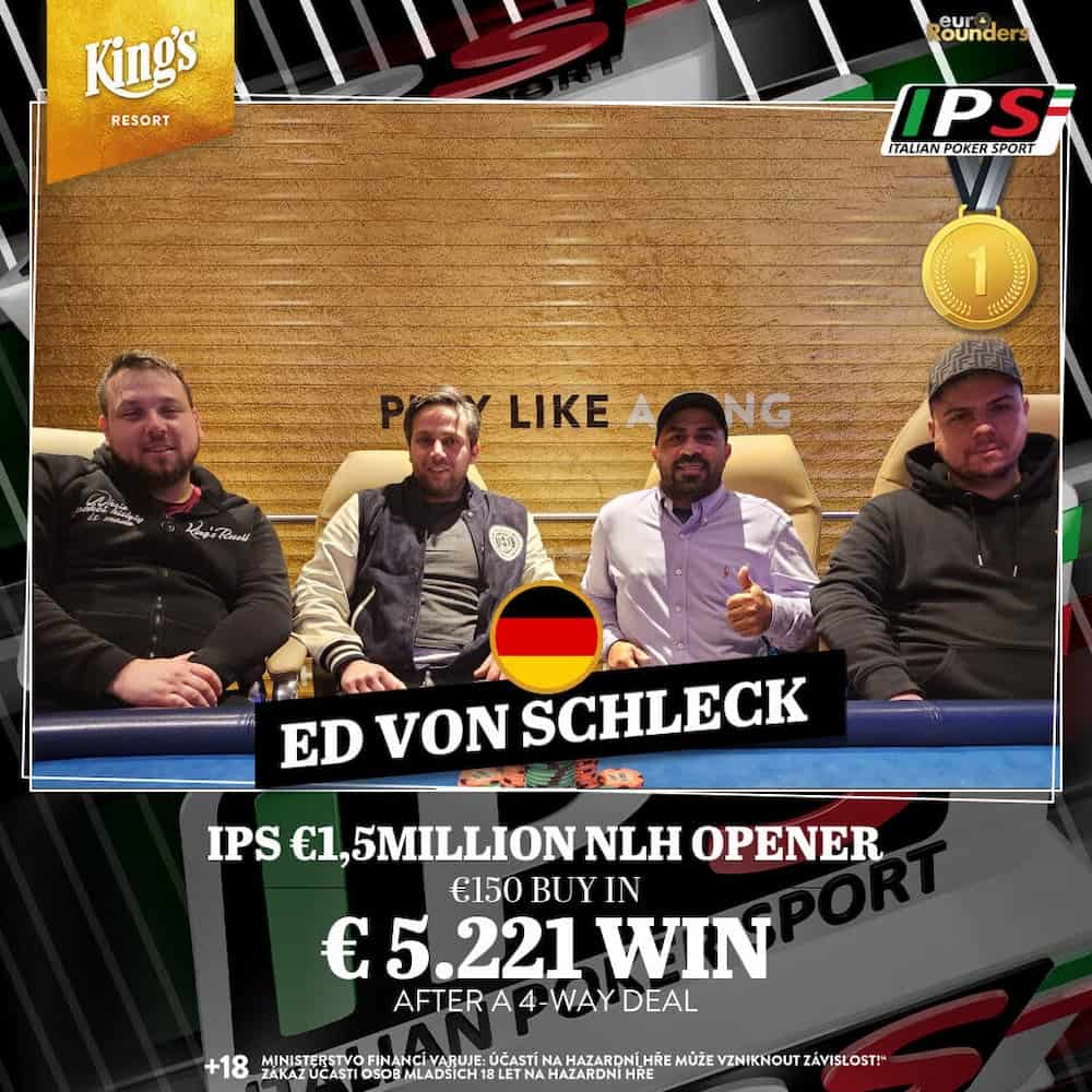 IPS €1,5 Million NLH Opener
