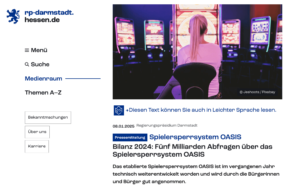 mehr als 5 Milliarden OASIS-Abfragen