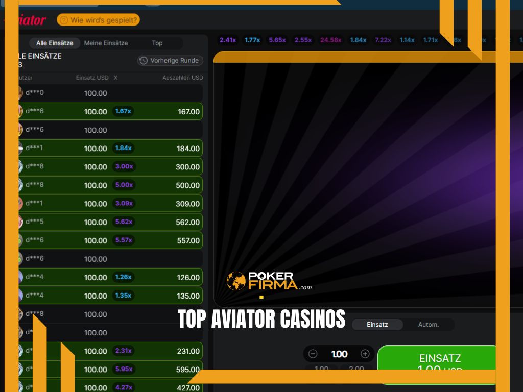 Casinos mit aviator