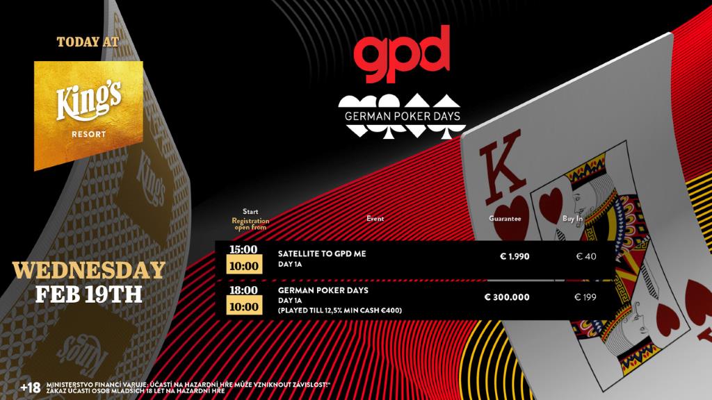 German Poker Days starten heute