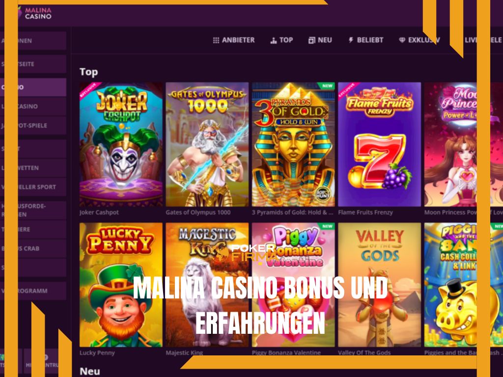 online casino malina