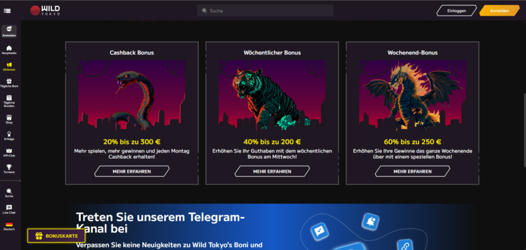 Wild Tokyo Online Casino Test & Erfahrungen 2025