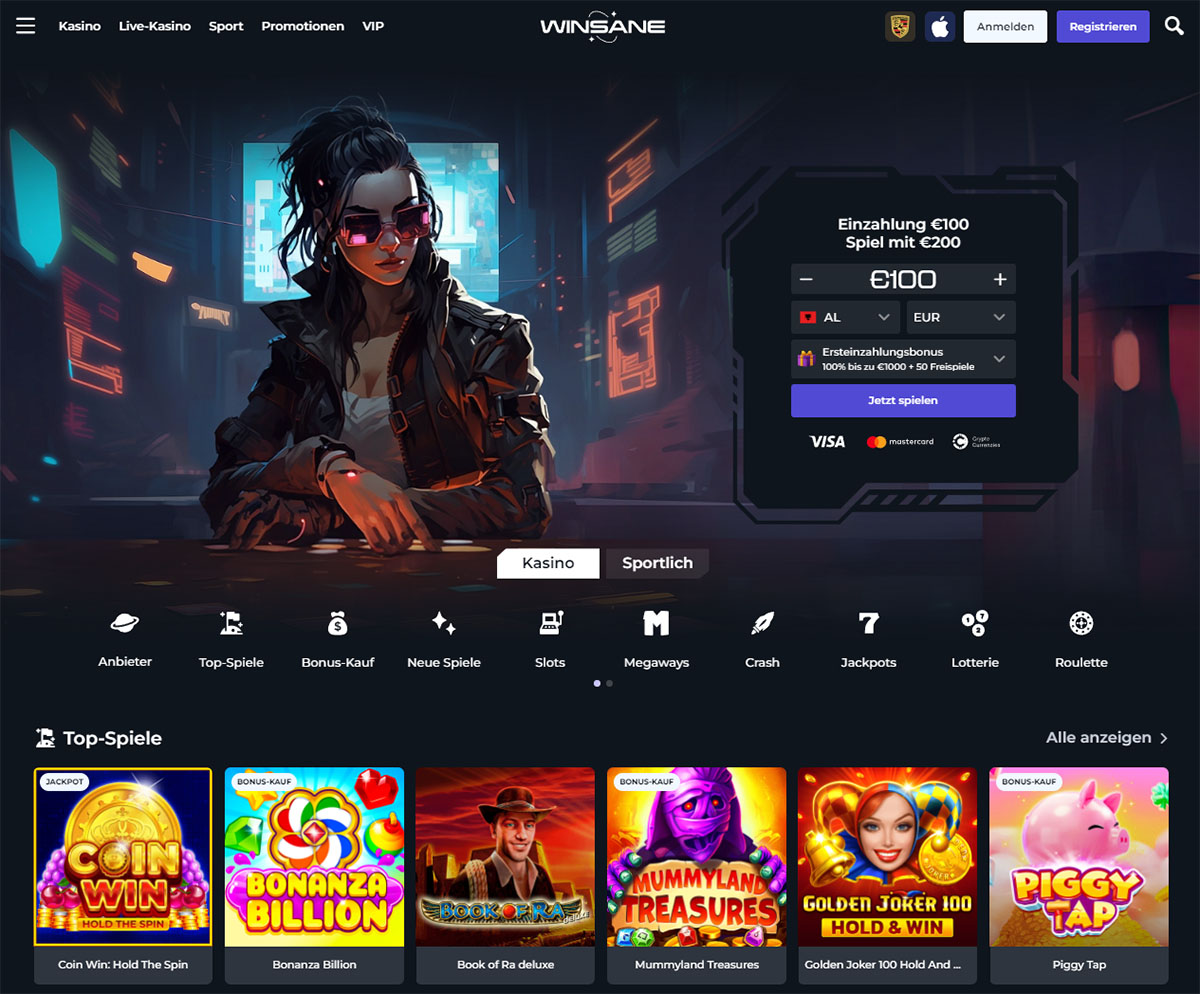Winsane Homepage