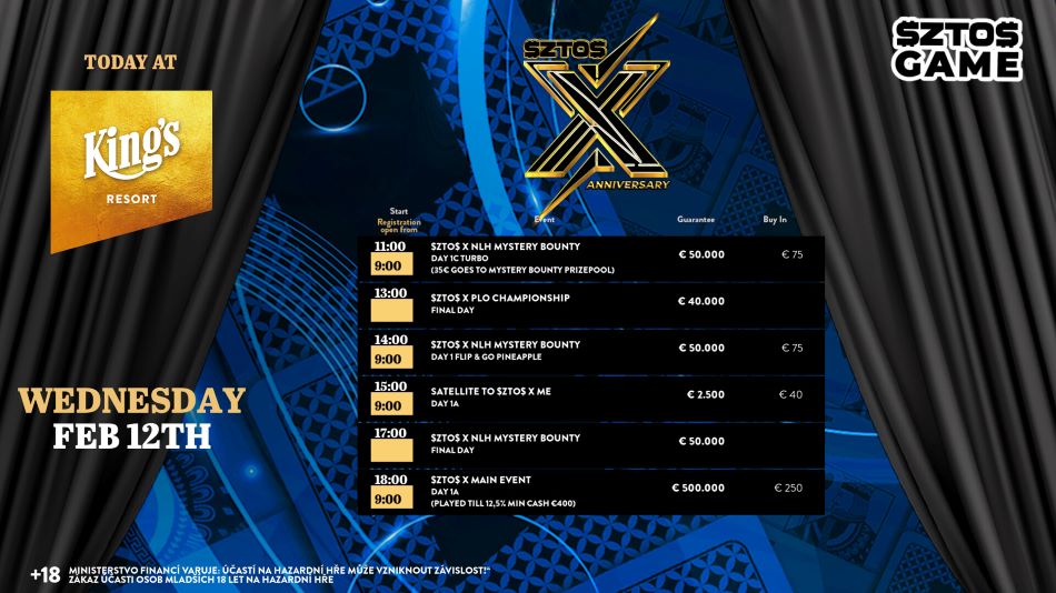 ZTO X NLH Mystery Bounty lockt starkes internationales Teilnehmerfeld an