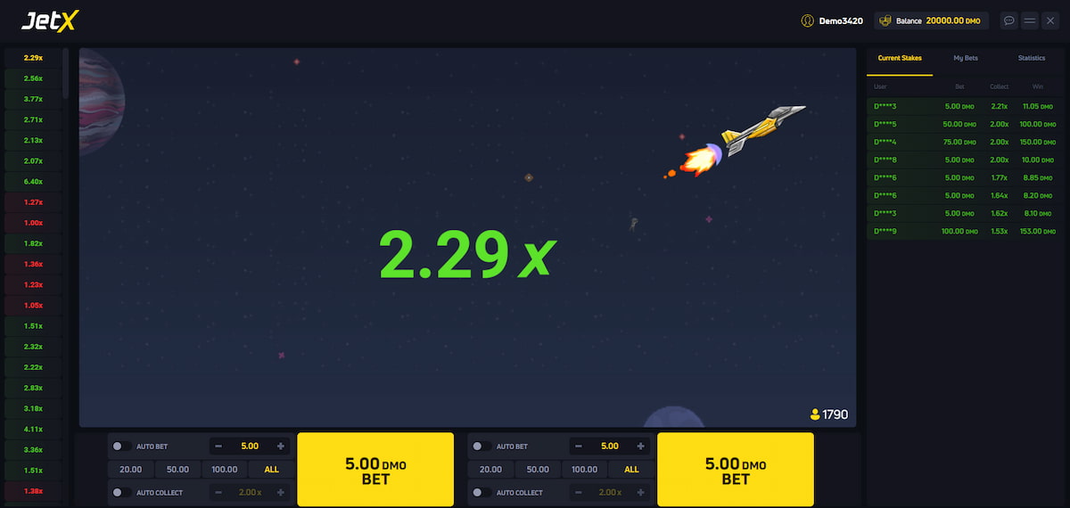 JetX (SmartSoft Gaming)