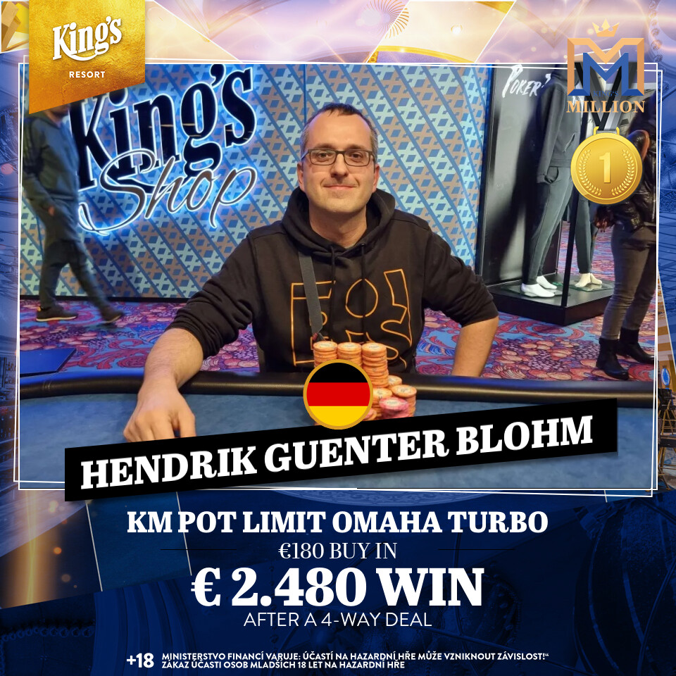 Hendrik Blohm gewinnt KM PLO Turbo