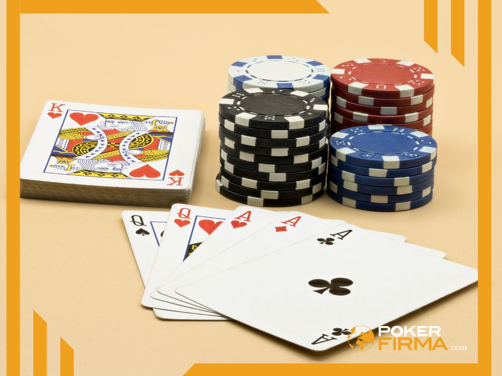 Pokerchips und Pokerkarten