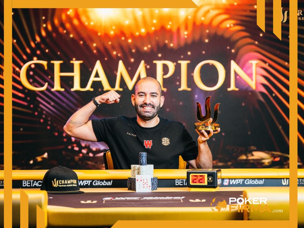 Joao Vieira nach seinem Triton Sieg