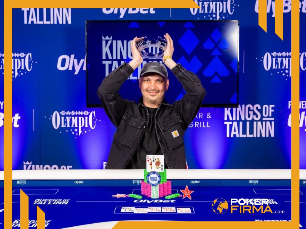 Kaspars Butans nach seinem Sieg in Tallinn