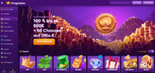 Kingmaker Casino Homepage