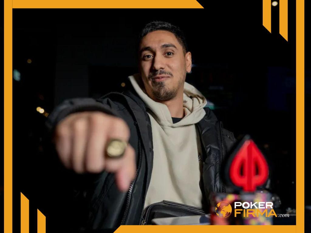 Adil Morkos nach seinem Sieg beim WSOPC Main Event