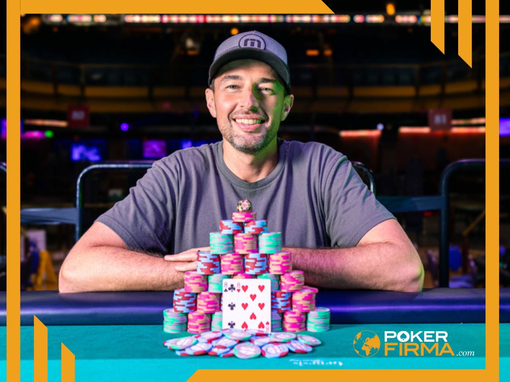 Vincent Moscati nach seinem Sieg beim WSOPC Tunica.