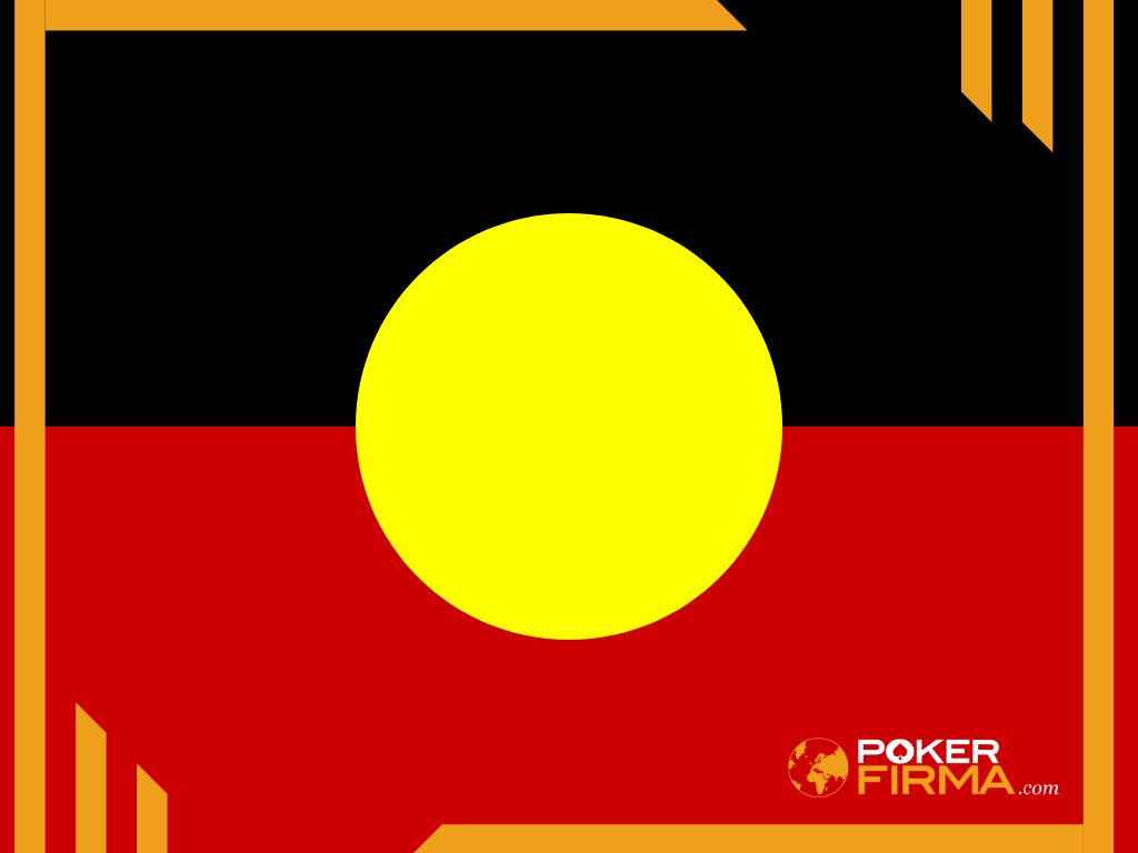 Flagge der Aborigines.