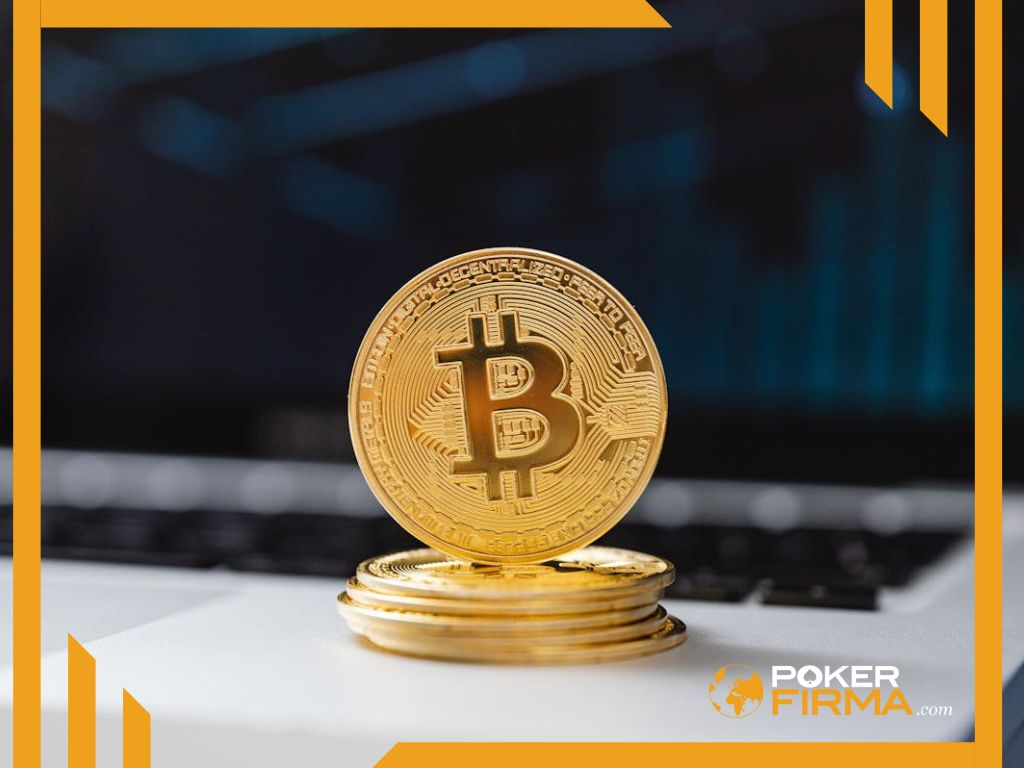 Bitcoin in Münzenform