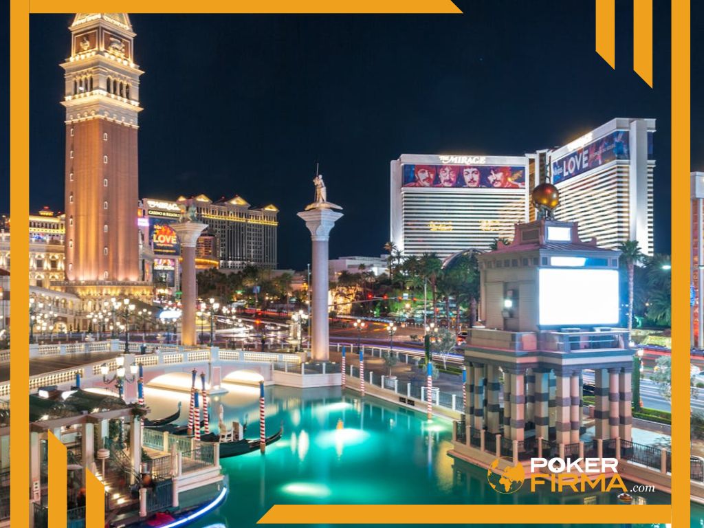 Blick auf das Venetian Las Vegas.