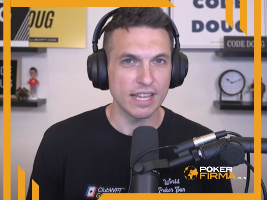 Doug Polk mit Mikrofon