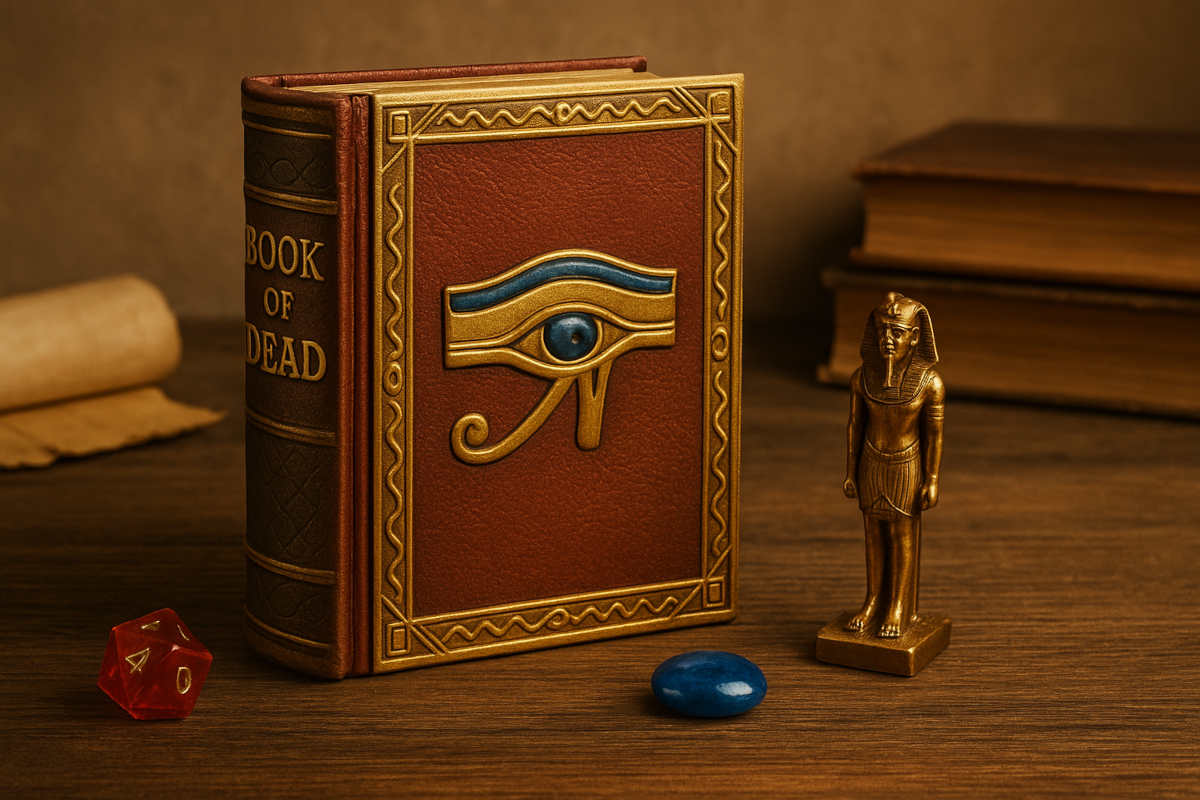 Book of Dead Statue