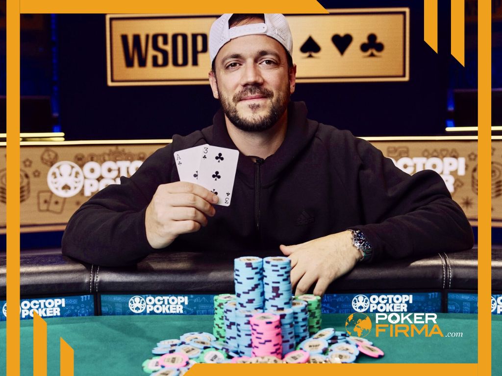 Antonio Galiana nach seinem WSOP-Sieg.