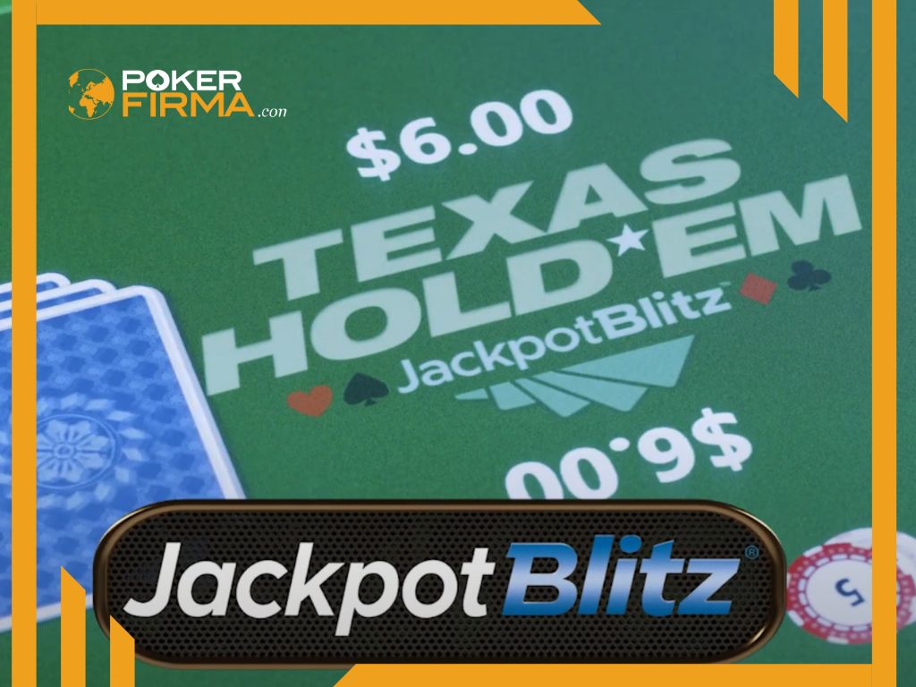 Ein Pokertisch von Jackpot Digital.