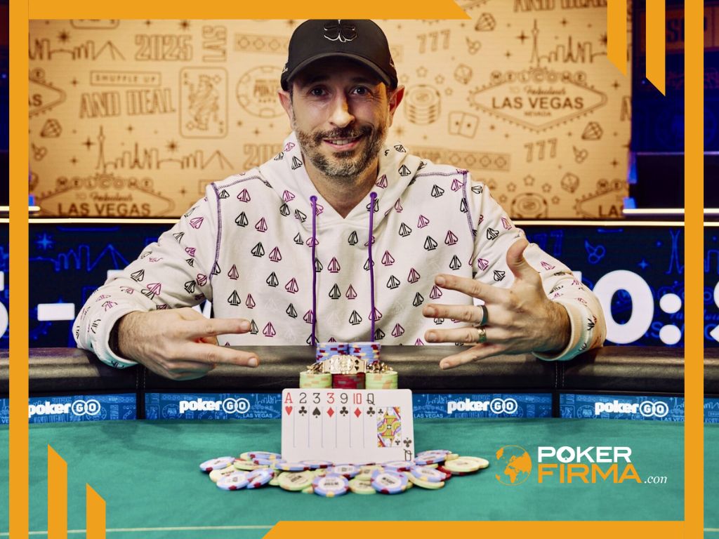 Brian Rast nach seinem Sieg bei der WSOP 2025.