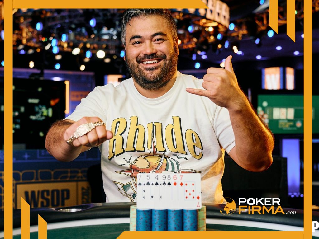 Kristopher Tong nach seinem Sieg bei der WSOP 2025.