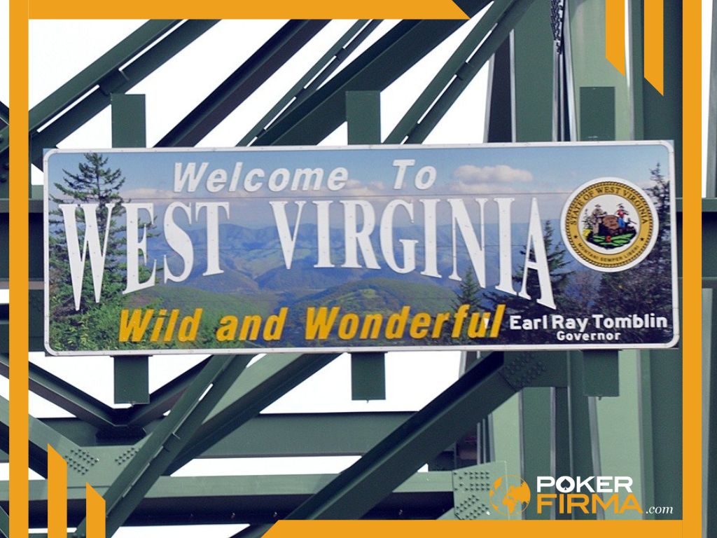 Schild von West Virginia.