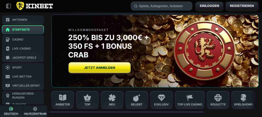Beste Online Casinos 2025 – Legale Casinos für Deutschland