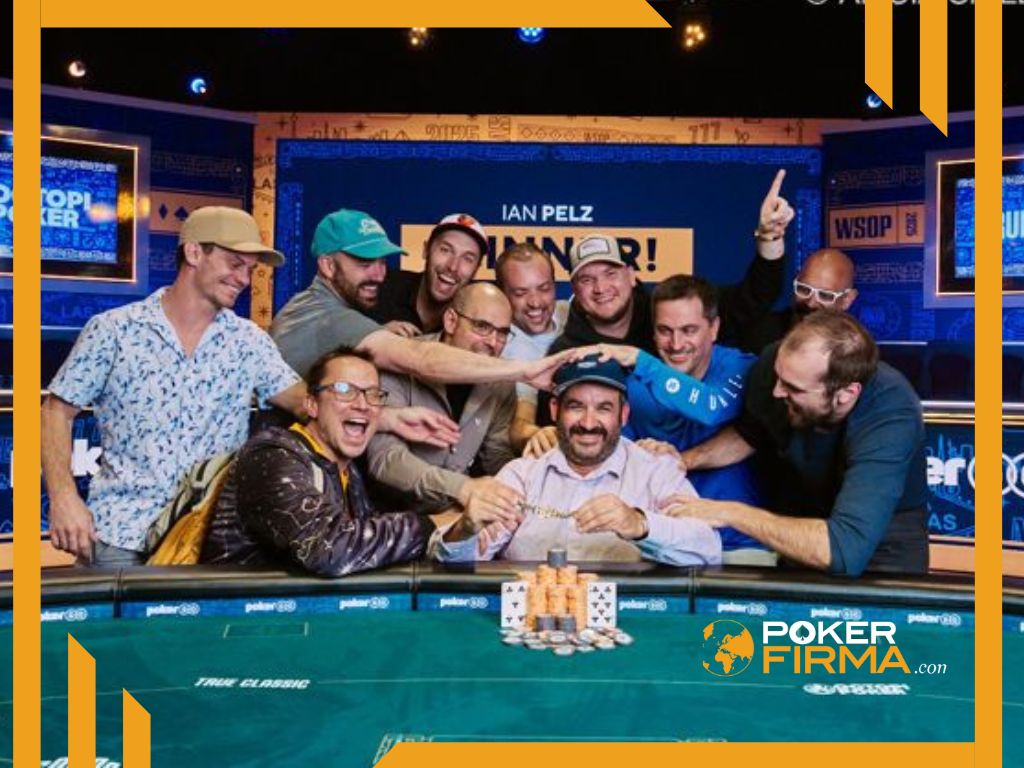 Ian Pelz nach seinem Sieg bei der WSOP 2025.
