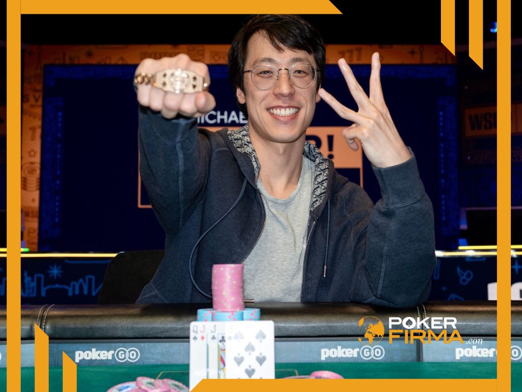 Michael Wang nach seinem Sieg bei der WSOP 2025.