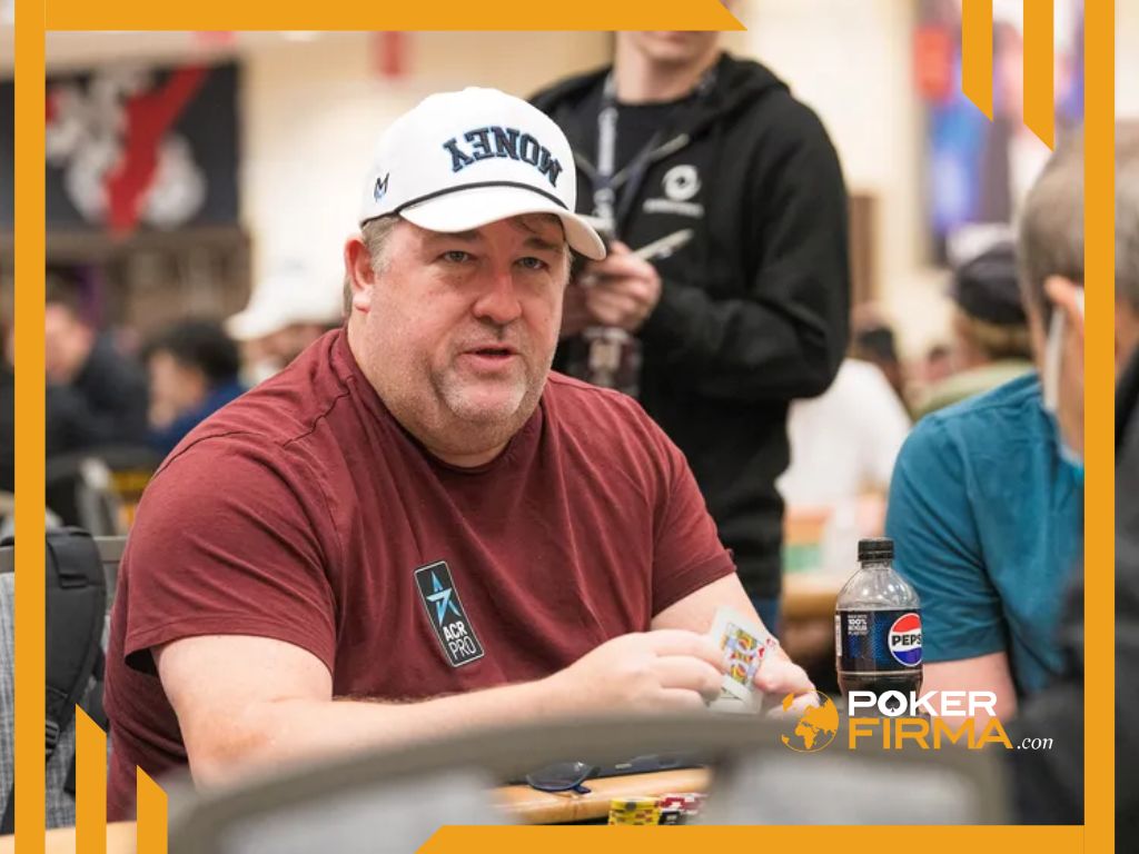 Moneymaker am Pokertisch beim WSOP Main Event 2025.