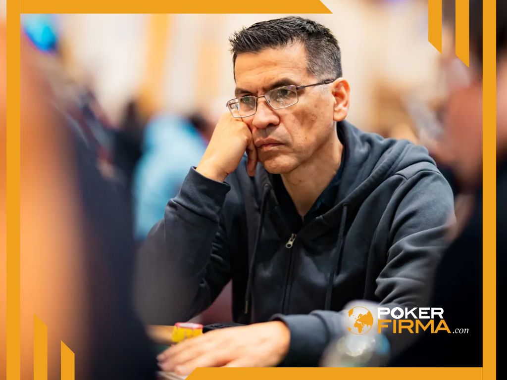 Waheed Feda am Pokertisch.