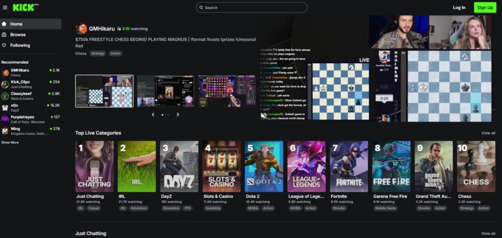 KickStreaming