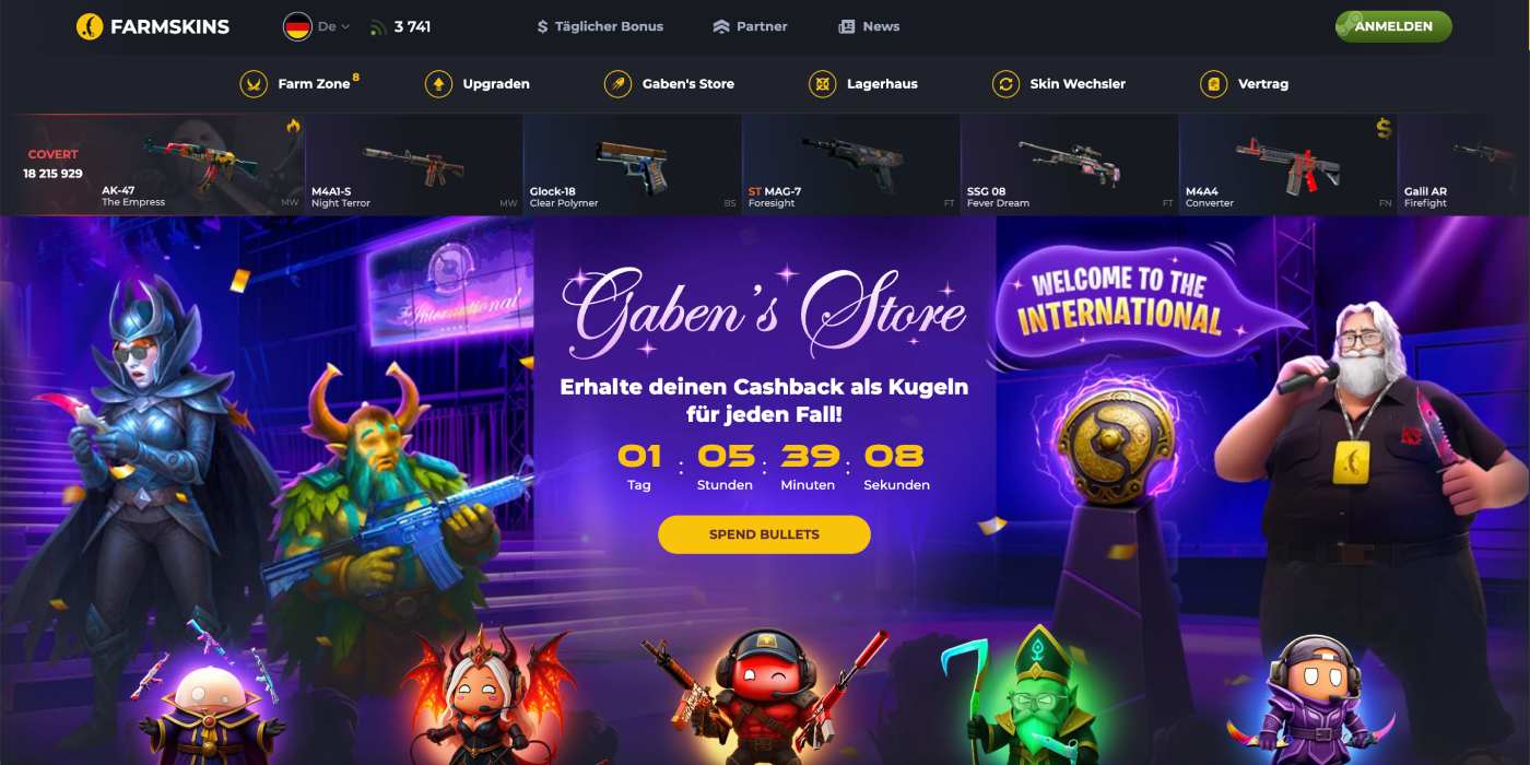 Beste CS:GO Gambling Seiten: Jetzt mit Skins wetten