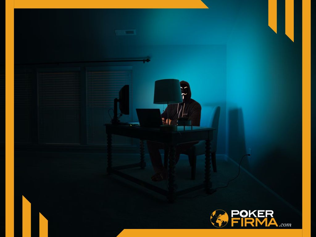 Anonyme Person an PC