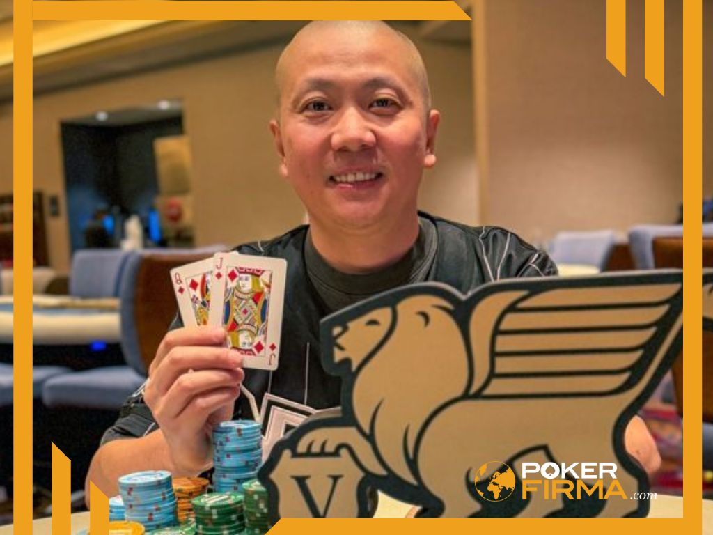 Lucas Tae nach einem seiner Siege im Venetian.