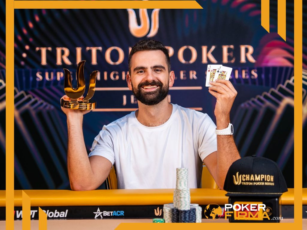 Aleksa Pavicevic nach seinem Sieg beim Triton in Jeju.