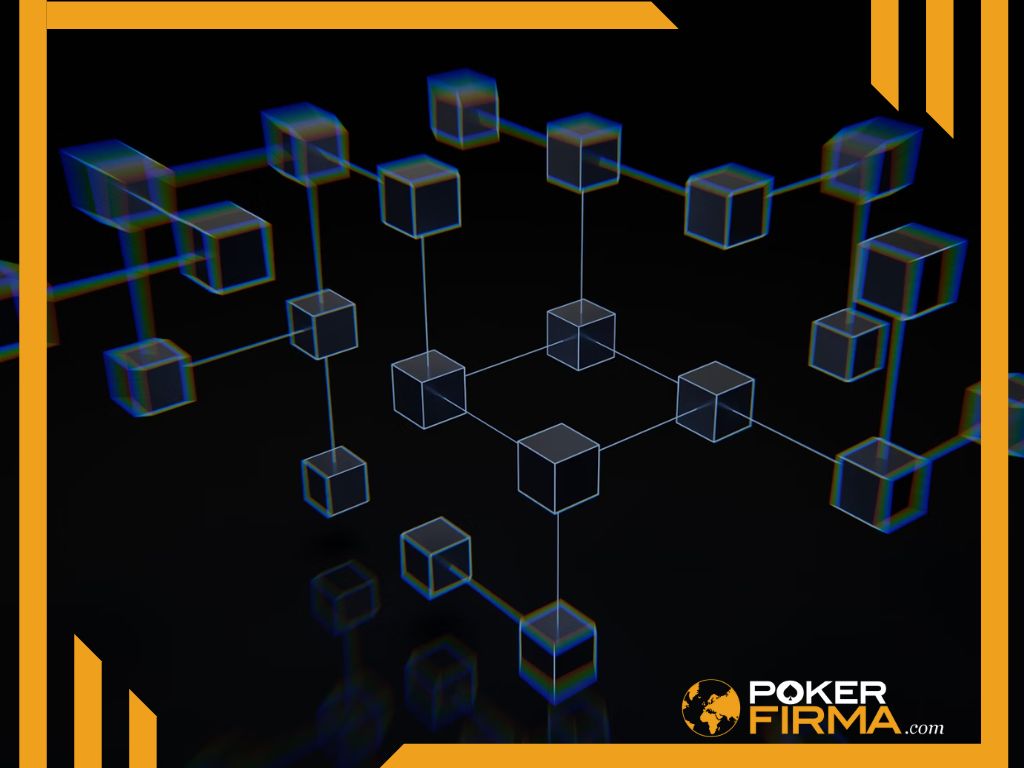 Stilisierte Blockchain