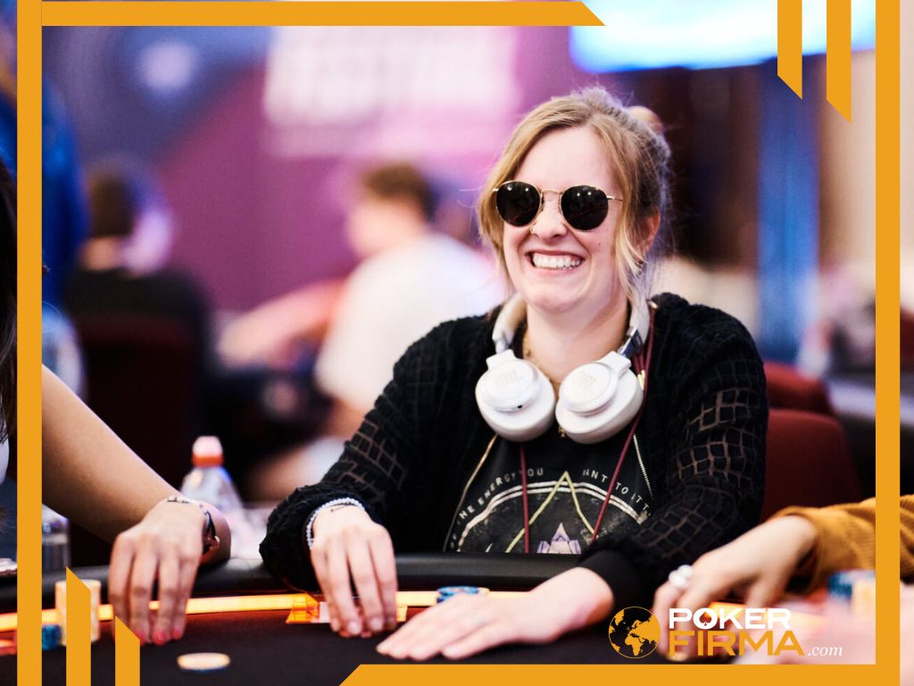 Sarah Link am Pokertisch